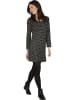 Aller Simplement Kleid in Schwarz/ Creme