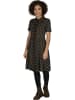 Aller Simplement Kleid in Schwarz/ Camel
