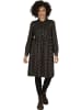 Aller Simplement Kleid in Schwarz/ Camel