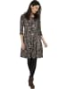 Aller Simplement Kleid in Schwarz/ Creme