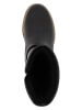 TRAVELIN' Skórzane botki "Aure" w kolorze czarnym