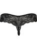 LASCANA String in Schwarz/ Nude