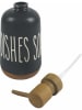 Villa d´Este Spülmittelspender "Dishes Soap" in Schwarz - 300 ml
