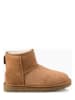 UGG Botki zimowe "Classic Mini II" w kolorze karmelowym ze skóry jagnięcej
