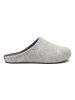 Comfortfusse Wollen pantoffels grijs
