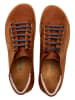 Comfortfusse Leder-Sneakers in Braun