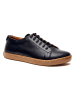 Comfortfusse Leder-Sneakers in Schwarz