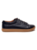 Comfortfusse Leder-Sneakers in Schwarz