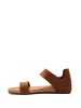 Comfortfusse Skórzane sandały w kolorze brązowym
