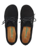 Comfortfusse Leren enkelschoenen zwart
