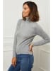 Soft Cashmere Kaschmir-Rollkragenpullover in Grau
