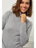 Soft Cashmere Kaschmir-Rollkragenpullover in Grau
