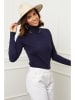 L'armoire de Suzette Rollkragenpullover in Dunkelblau