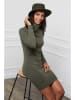 L'armoire de Suzette Sukienka dzianinowa w kolorze khaki
