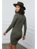 L'armoire de Suzette Sukienka dzianinowa w kolorze khaki