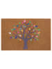 Hanse Home Wycieraczka "Colour Tree" w kolorze jasnobrązowym ze wzorem