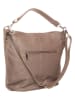 ORE10 Leren schoudertas taupe - (B)40 x (H)30 x (D)15 cm