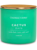 Colonial Candle Duftkerze "Cactus Rain" in Grün - 411 g