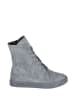 Noosy Leder-Boots in Grau