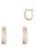 DIAMOND & CO Gouden creolen "Créole maya" met diamanten