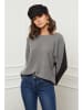 Joséfine Pullover "Aladin" in Grau/ Schwarz