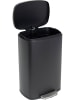 Kitchen Move Treteimer "Admiral" in Schwarz - 50 l
