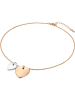 Tassioni Rosévergold. Halskette mit Anhängern - (L)41 cm