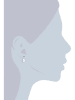 Tess Diamonds Zilveren oorstekers met diamanten en parels