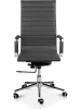 Lifa Living Bureaustoel "Brisbane" antraciet - (B)55 x (H)115 x (D)47 cm