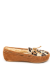 ISLAND BOOT Leder-Mokassins "Eowyn" in Hellbraun