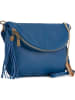 Anna Morellini SkÃ³rzana torebka "Alice" w kolorze niebieskim - 22 x 18 x 2 cm