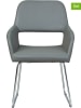 Inter Link 2-delige set: eetkamerstoelen "Pasadena" antraciet - (B)58 x (H)89 x (D)60 cm