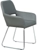 Inter Link 2-delige set: eetkamerstoelen "Pasadena" antraciet - (B)58 x (H)89 x (D)60 cm