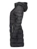 Geographical Norway Doorgestikte mantel zwart