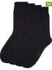camano 4er-Set: Socken in Schwarz