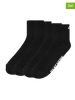 Skechers 4er-Set: Socken in Schwarz