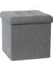 STORE IT Aufbewahrungshocker in Anthrazit - (B)38 x (H)38 x (T)38 cm