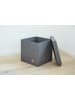 STORE IT Aufbewahrungshocker in Anthrazit - (B)38 x (H)38 x (T)38 cm