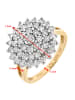 Diamant Exquis Gold-Ring mit Diamanten
