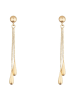 DIAMOND & CO Gold-Ohrstecker "Pluie dorée"