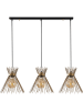 ABERTO DESIGN Lampa wisząca w kolorze złotym - 104 x 34 cm