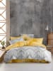 Elizabed Komplet pościeli renforcé "Gray" w kolorze szaro-żółtym