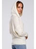 made of emotion Hoodie in Creme