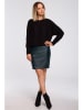 made of emotion Sweter w kolorze czarnym