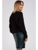 made of emotion Sweter w kolorze czarnym