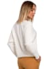 made of emotion Sweter w kolorze kremowym