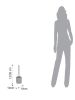 Tomasucci Toiletborstel grijs - (B)10 x (H)38 x (D)10 cm