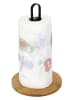 COOK CONCEPT Keukenrolhouder bamboe/zwart - (H)27 x Ø 16 cm