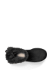 UGG Botki "Mini Baily Bow" w kolorze czarnym ze skóry jagnięcej