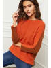 Joséfine Pullover "Aladin" in Orange/ Braun
